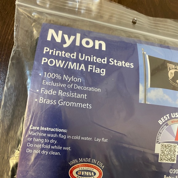 ⛓🇺🇸3’X5’ Grommet Nylon POW/MIA Flag - Picture 8 of 10